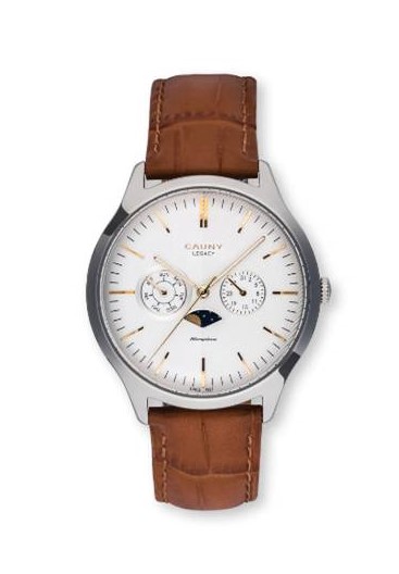 Relógio Cauny LEGACY MOONPHASE MULTIFUNCTIONS SILVER